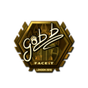 Sticker | gob b (Gold) | London 2018