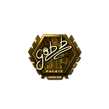 Sticker | gob b (Gold) | London 2018