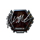 Sticker | flusha (Foil) | London 2018