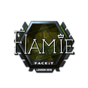 Sticker | flamie (Foil) | London 2018