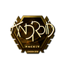 Sticker | ANDROID (Gold) | London 2018