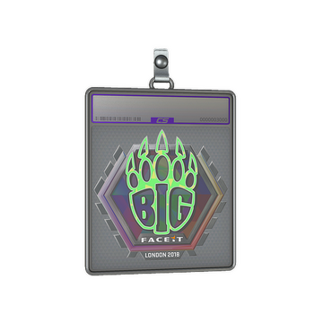 Sticker Slab | BIG (Holo) | London 2018