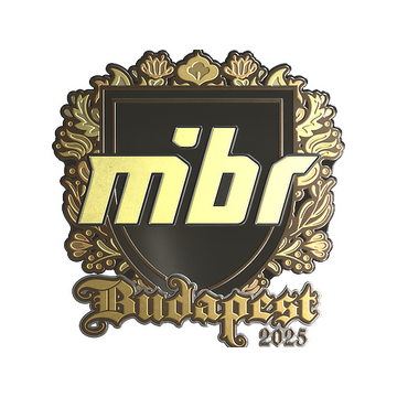 Sticker | MIBR (Gold) | Budapest 2025