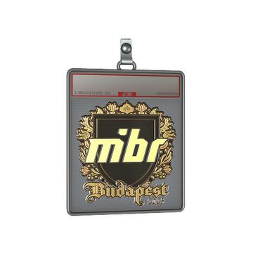Sticker Slab | MIBR (Gold) | Budapest 2025