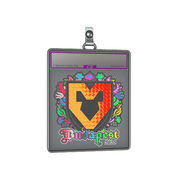 Sticker Slab | MOUZ (Holo) | Budapest 2025