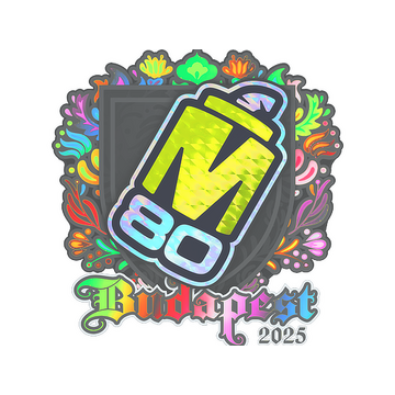 Sticker | M80 (Holo) | Budapest 2025