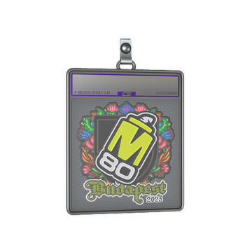 Sticker Slab | M80 (Embroidered) | Budapest 2025