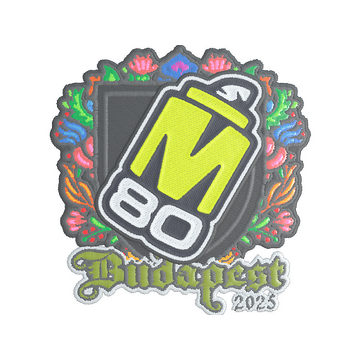 Sticker | M80 (Embroidered) | Budapest 2025