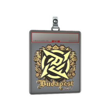 Sticker Slab | Ninjas in Pyjamas (Gold) | Budapest 2025