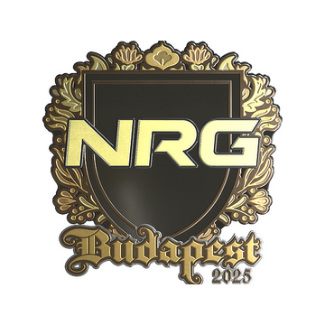 Sticker | NRG (Gold) | Budapest 2025