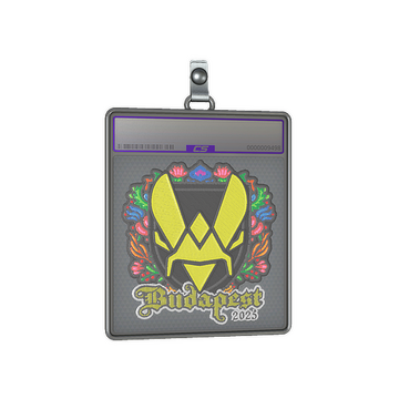 Sticker Slab | Vitality (Embroidered) | Budapest 2025