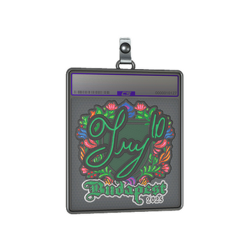 Sticker Slab | TRY (Embroidered) | Budapest 2025