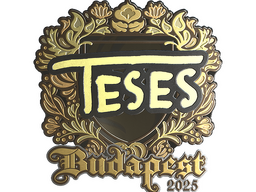 Sticker | TeSeS (Gold) | Budapest 2025