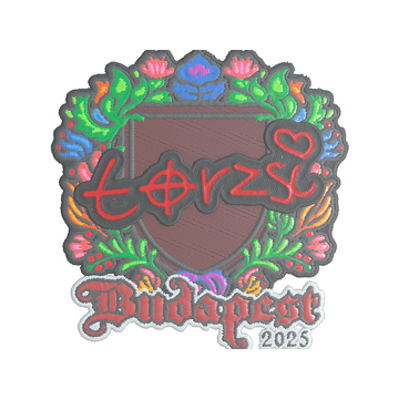 Sticker | torzsi (Embroidered) | Budapest 2025