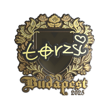 Sticker | torzsi (Gold) | Budapest 2025