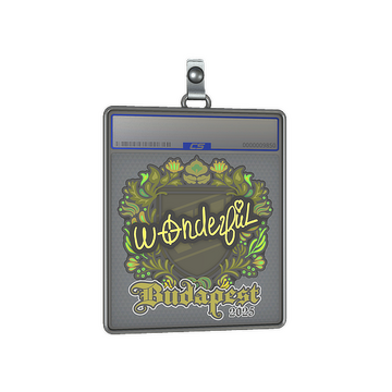 Sticker Slab | w0nderful | Budapest 2025