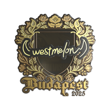 Sticker | westmelon (Gold) | Budapest 2025