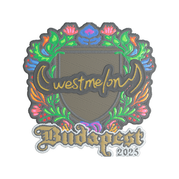 Sticker | westmelon (Embroidered) | Budapest 2025