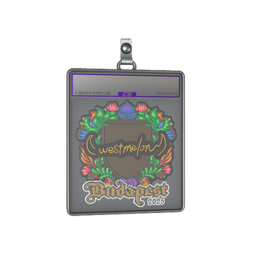 Sticker Slab | westmelon (Embroidered) | Budapest 2025