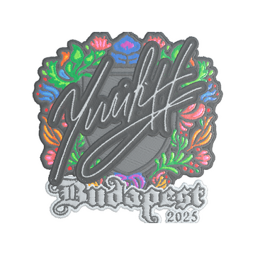 Sticker | yuurih (Embroidered) | Budapest 2025