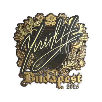 Sticker | yuurih (Gold) | Budapest 2025