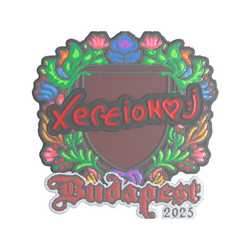 Sticker | xertioN (Embroidered) | Budapest 2025