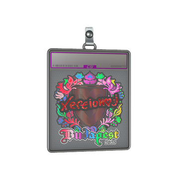 Sticker Slab | xertioN (Holo) | Budapest 2025