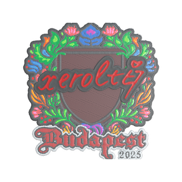 Sticker | xerolte (Embroidered) | Budapest 2025