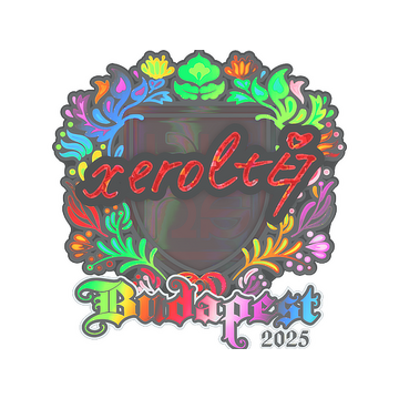 Sticker | xerolte (Holo) | Budapest 2025