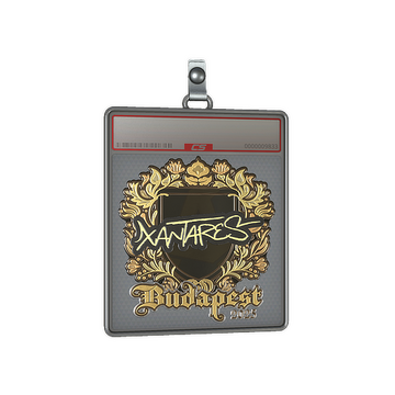 Sticker Slab | XANTARES (Gold) | Budapest 2025