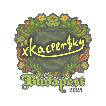 Sticker | xKacpersky | Budapest 2025