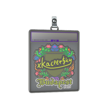 Sticker Slab | xKacpersky (Embroidered) | Budapest 2025