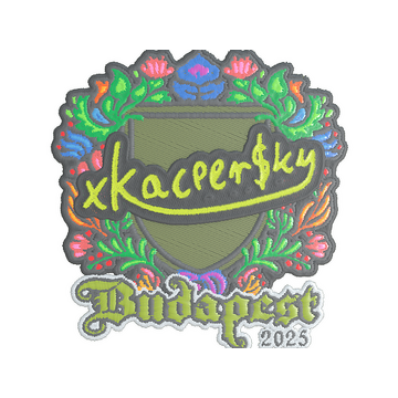 Sticker | xKacpersky (Embroidered) | Budapest 2025