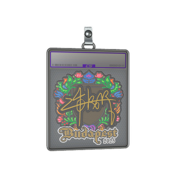 Sticker Slab | z4KR (Embroidered) | Budapest 2025