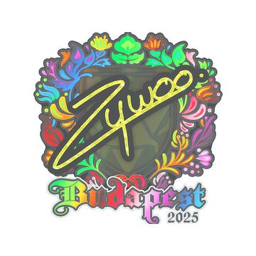Sticker | ZywOo (Holo) | Budapest 2025