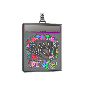 Sticker Slab | zweih (Holo) | Budapest 2025