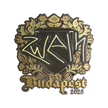 Sticker | zweih (Gold) | Budapest 2025
