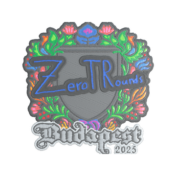 Sticker | ztr (Embroidered) | Budapest 2025