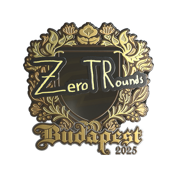 Sticker | ztr (Gold) | Budapest 2025