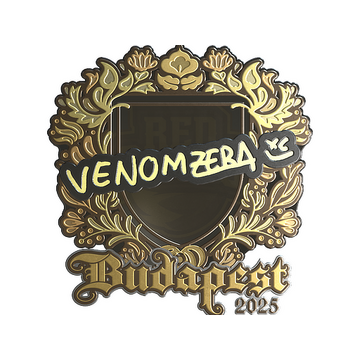 Sticker | venomzera (Gold) | Budapest 2025