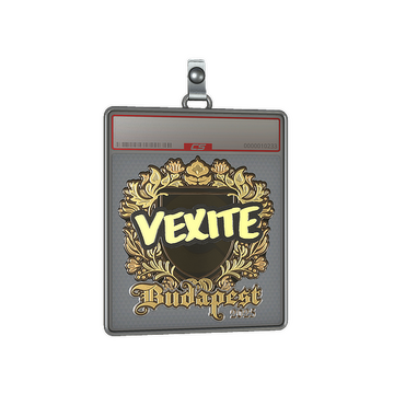 Sticker Slab | vexite (Gold) | Budapest 2025