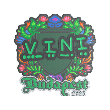 Sticker | VINI (Embroidered) | Budapest 2025