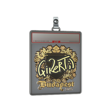 Sticker Slab | qikert (Gold) | Budapest 2025