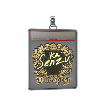Sticker Slab | Senzu (Gold) | Budapest 2025