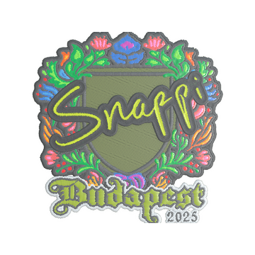 Sticker | Snappi (Embroidered) | Budapest 2025