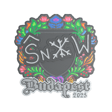 Sticker | snow (Embroidered) | Budapest 2025