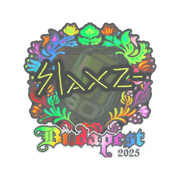 Sticker | slaxz- (Holo) | Budapest 2025