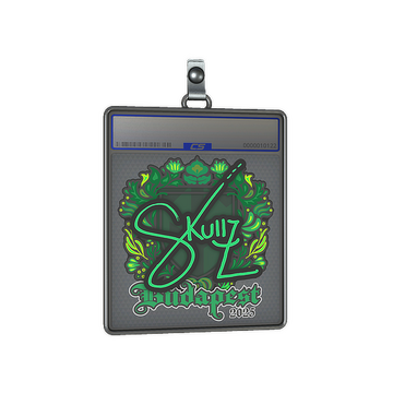 Sticker Slab | skullz | Budapest 2025