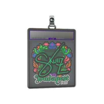 Sticker Slab | skullz (Embroidered) | Budapest 2025