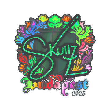 Sticker | skullz (Holo) | Budapest 2025